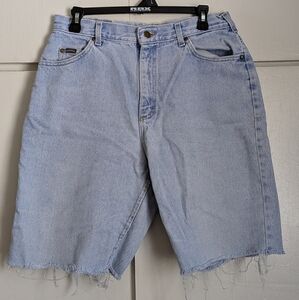 Riders By Lee High Waisted Blue Mom Shorts